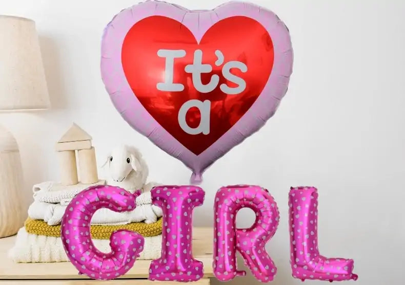 Balon Baby Shower - gender reveal - It's a girl