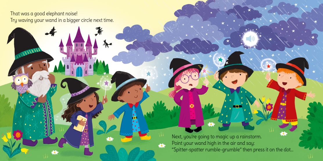 Carte pentru copii, Usborne, Wizard Magic, 3+ ani