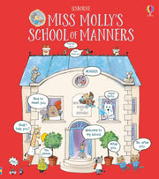 Carte pentru copii, Usborne, Miss Molly's School of Manners, 3+ ani