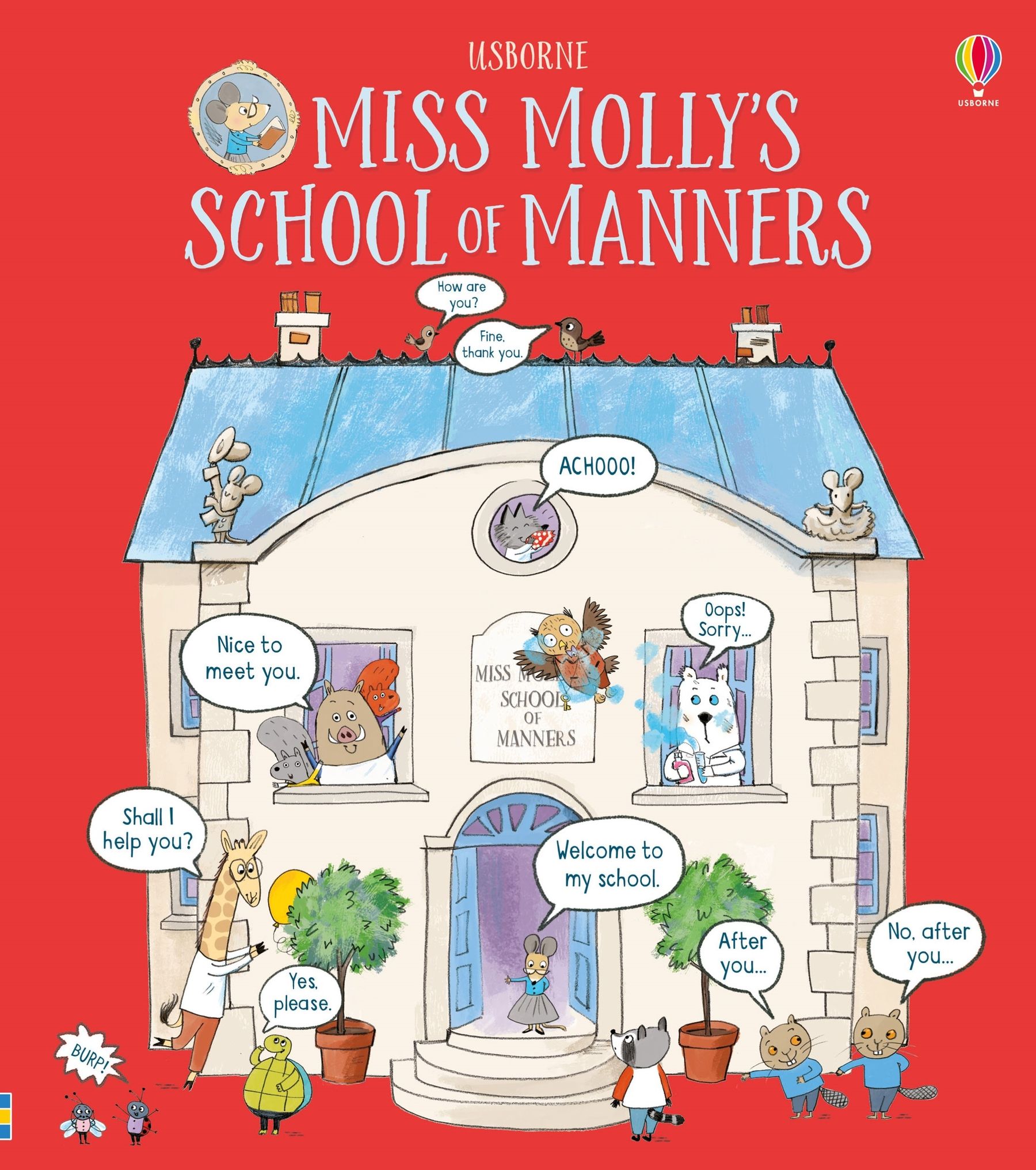 Carte pentru copii, Usborne, Miss Molly's School of Manners, 3+ ani