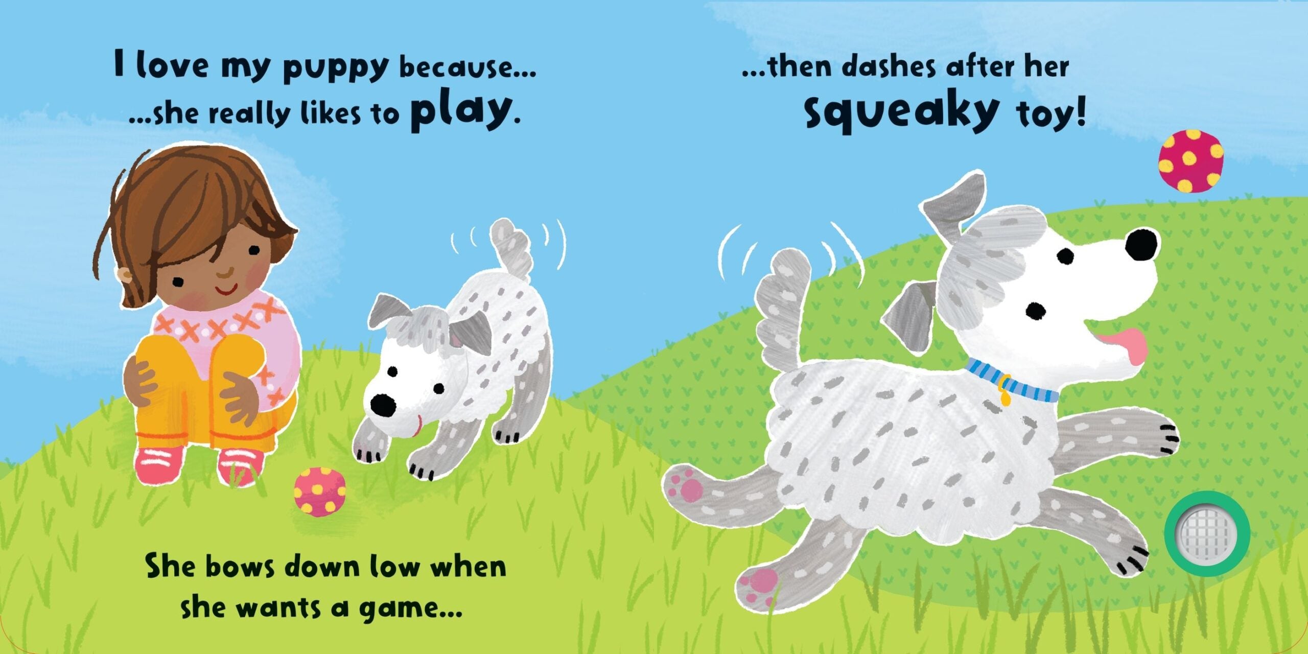 Carte pentru copii, Usborne, Dogs & Puppies Sound Book, 12+ luni