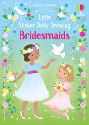 Carte pentru copii, Usborne, Little Sticker Dolly Dressing Bridesmaids, 4+ ani