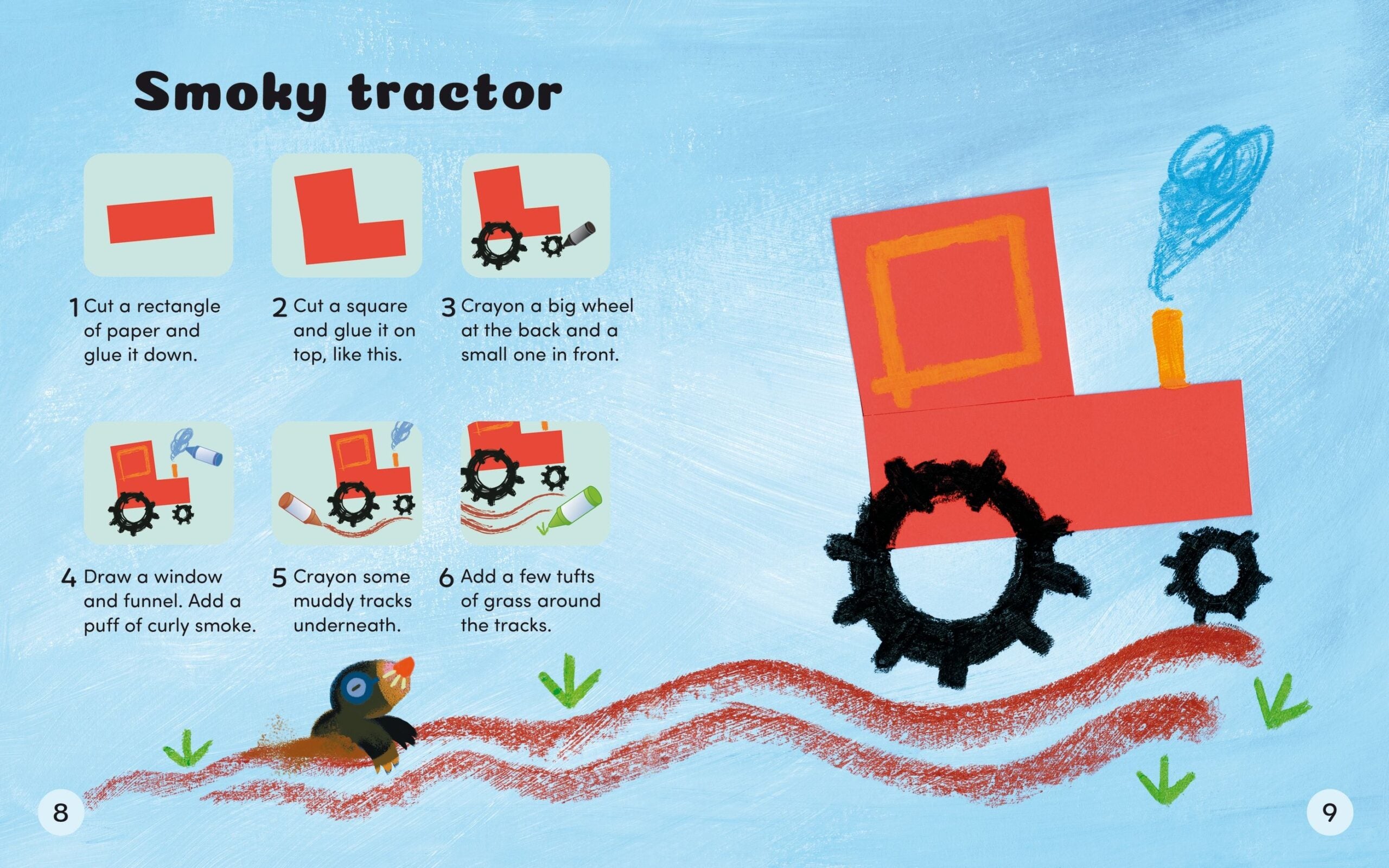 Carte cu activitati - Farm Fun, Usborne, + 3 ani