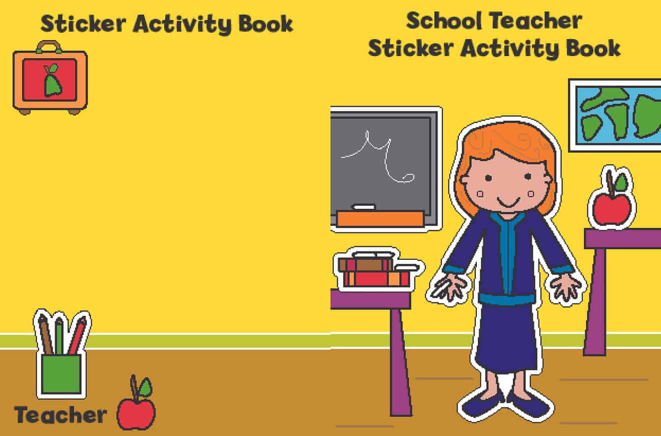 Mini Sticker Activity Set - Yellow
