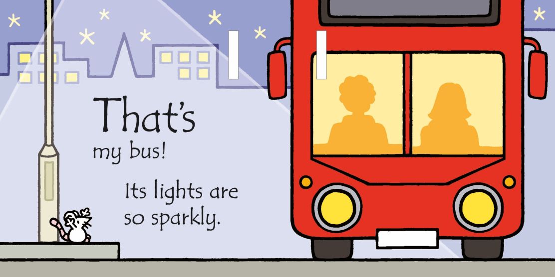 Carte pentru copii, Usborne, That's not my bus... buggy book, 0+ ani