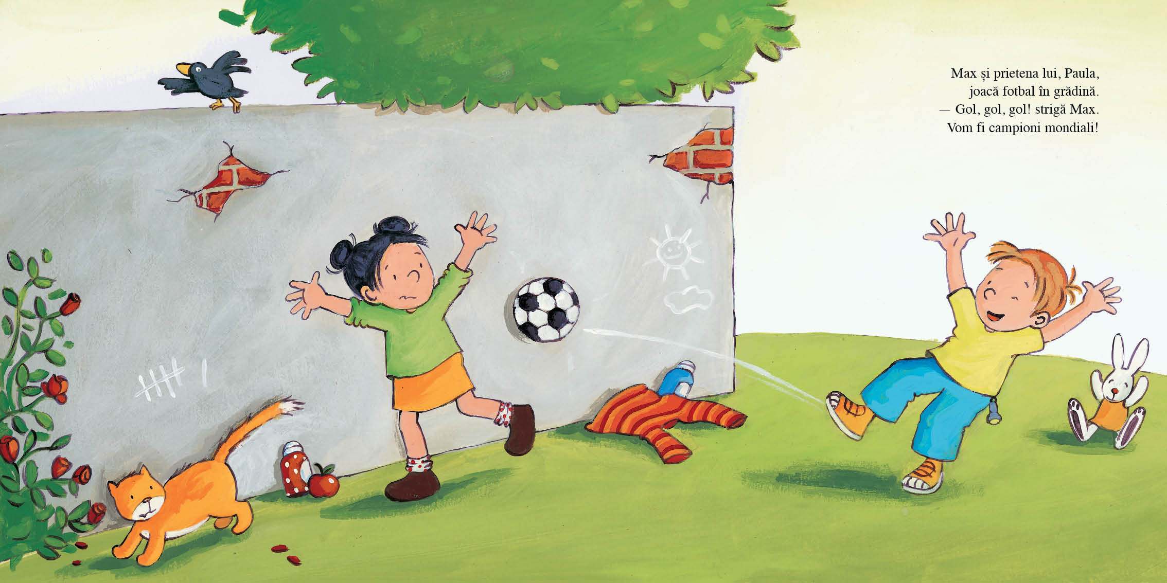 Carte pentru copii, Christian Tielman, Max vrea sa fie campion la fotbal, 3+ ani