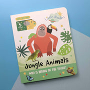Carte pentru copii - Little Wonders Jungle Animals Puzzle Slider Board Book