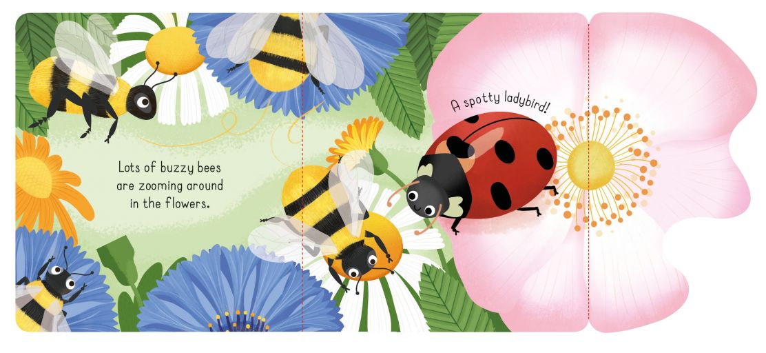 Carte pentru copii, Usborne, Little Lift and Look Bugs, 10+ luni