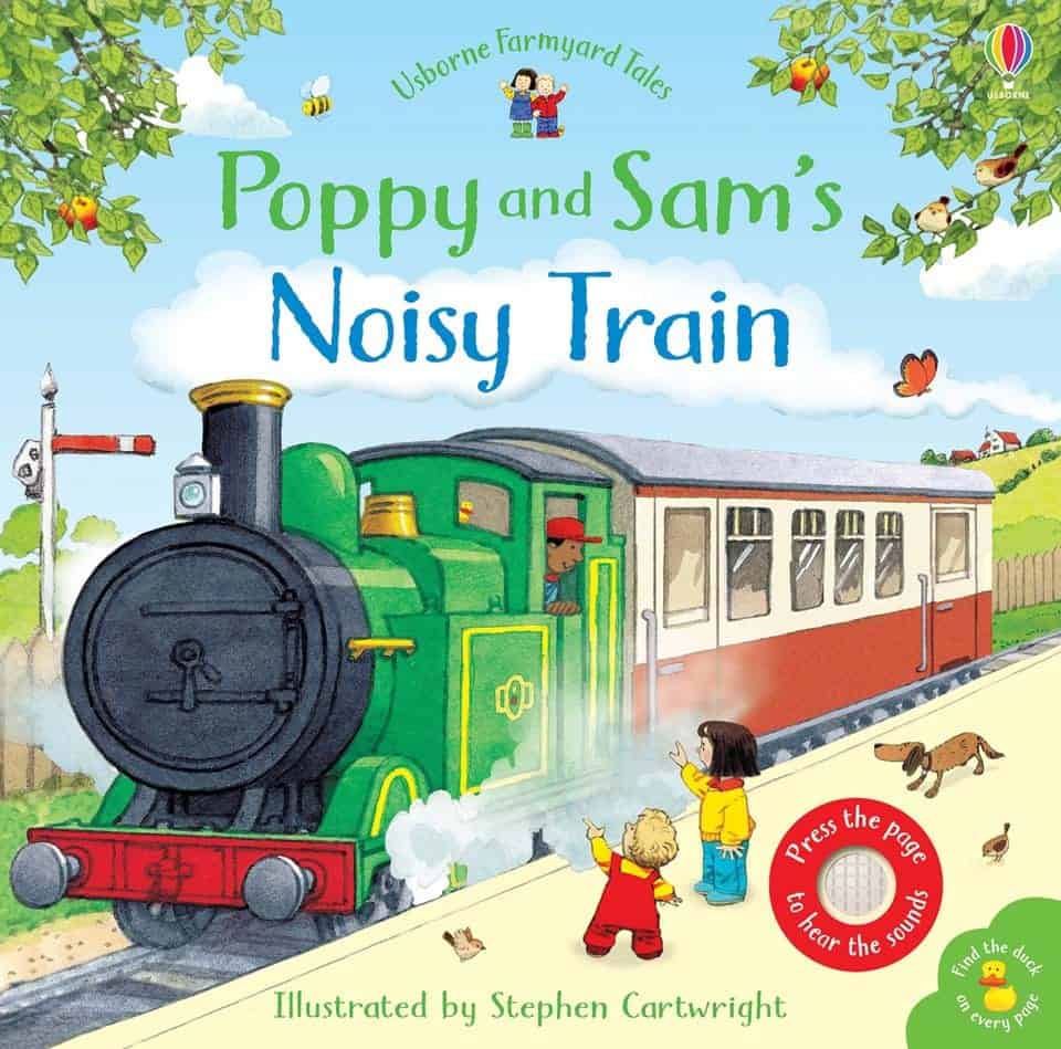 Carte muzicala - Poppy and sam's noisy train book
