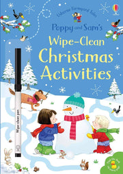 Carte cu activitati scrie si sterge - Poppy and Sam's wipe-clean Christmas activities