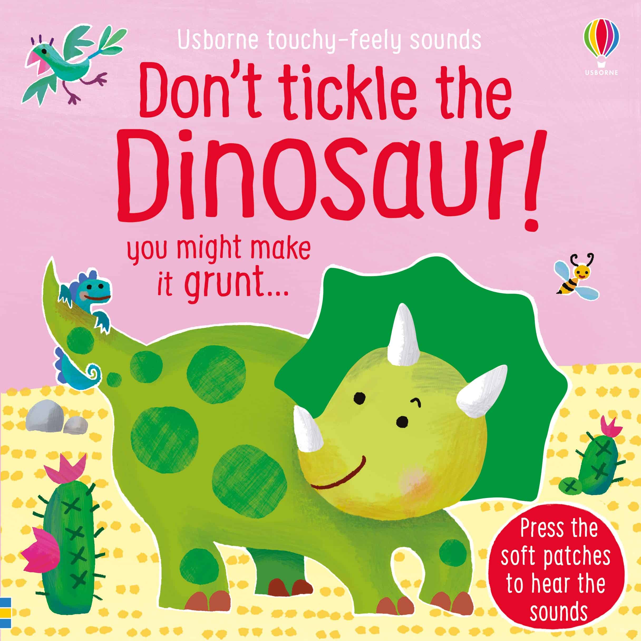 Don't tickle the dinosaur!  – Carte senzoriala cu sunetele dinozaurilor