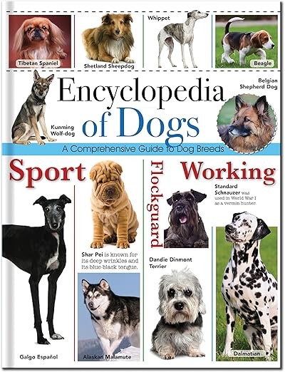 Enciclopedie in engleza  - ENCYLOPEDIA OF DOGS, 124 de pagini