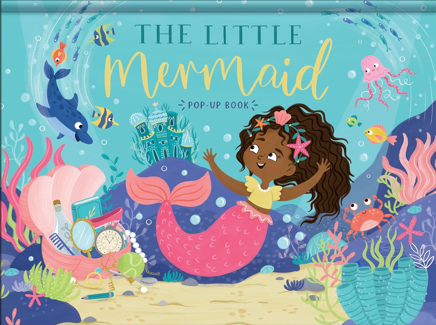 Carte pentru copii, NPP, The Little Mermaid - Children's Fairy Tale Pop-Up Book, 3+ ani
