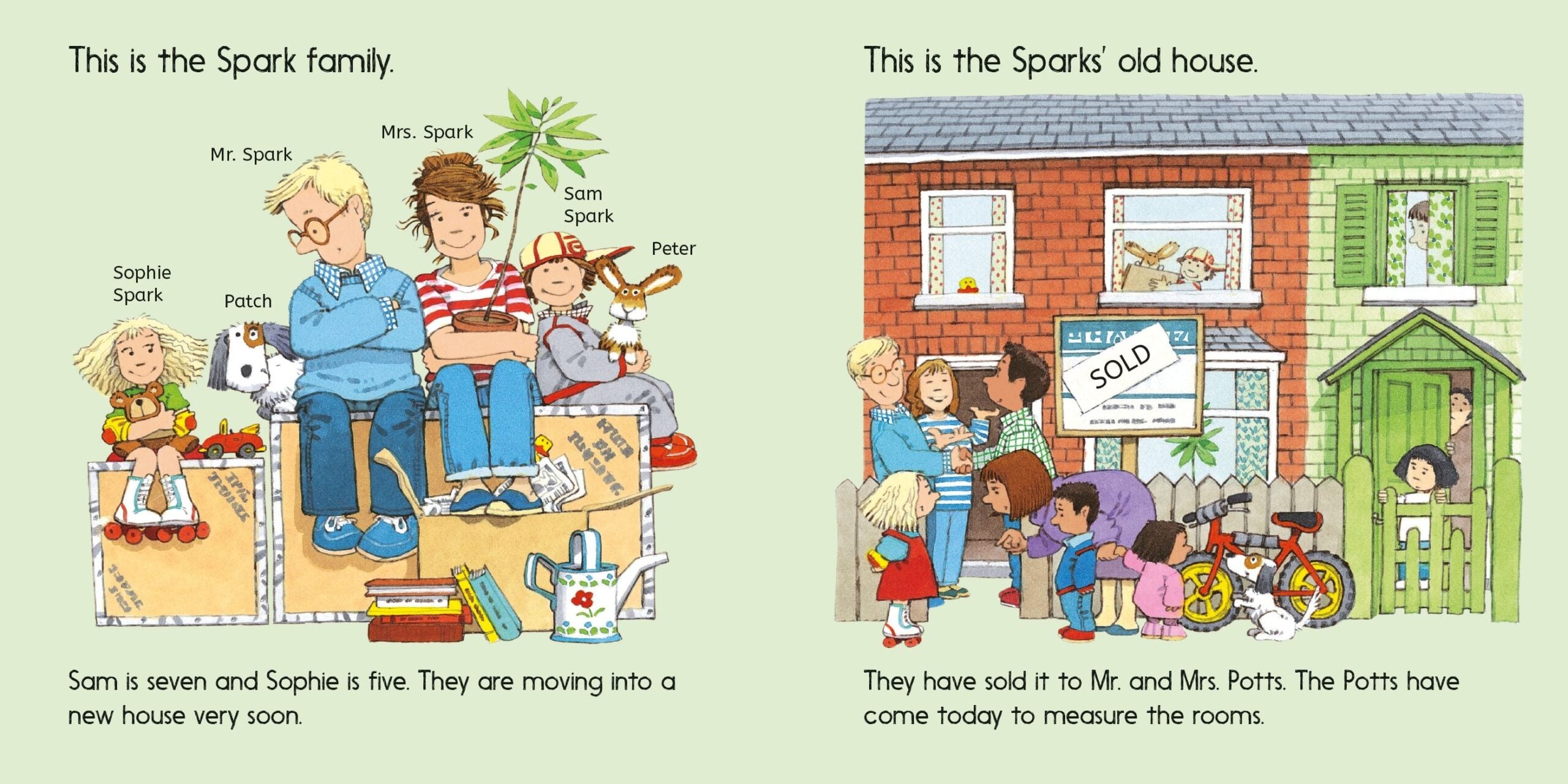 Carte pentru copii, Usborne, First Experiences Moving House, 2+ ani