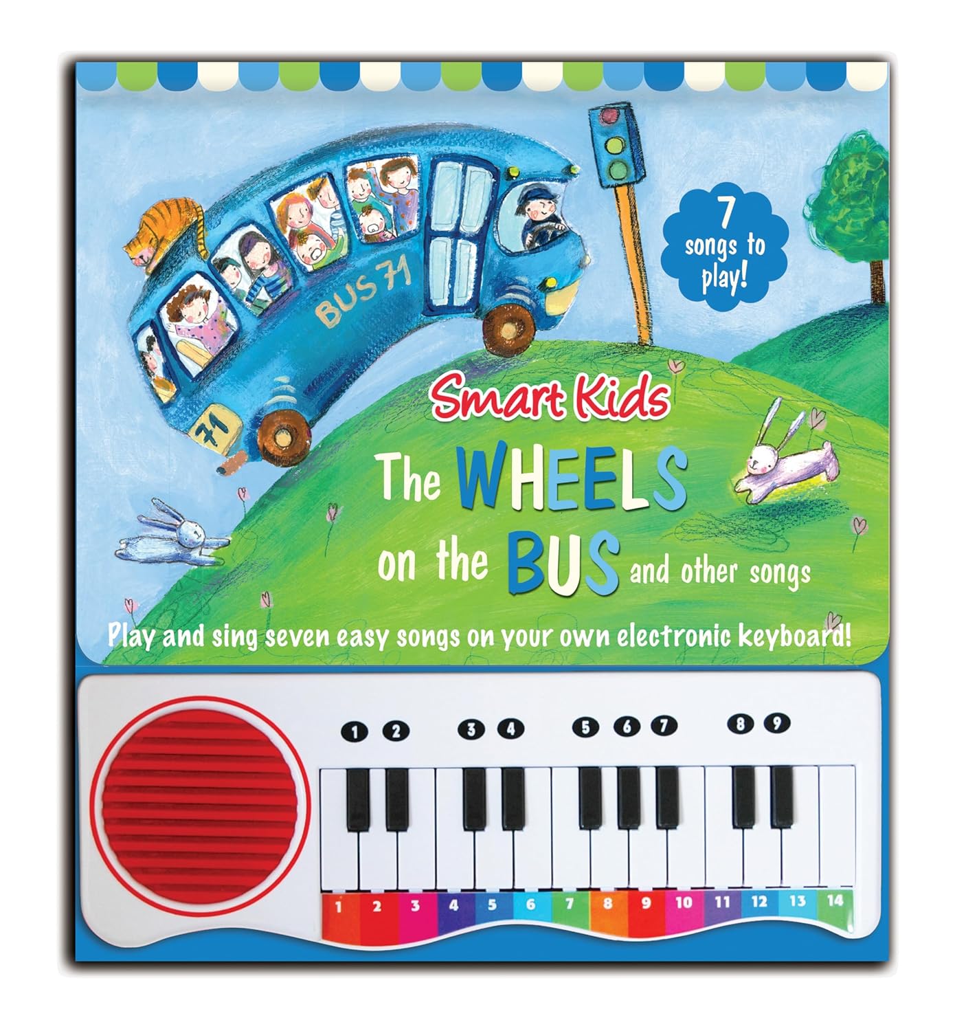 Carte pentru copii, NPP, The Wheels On The Bus - Children's Musical Piano Book, 3+ ani