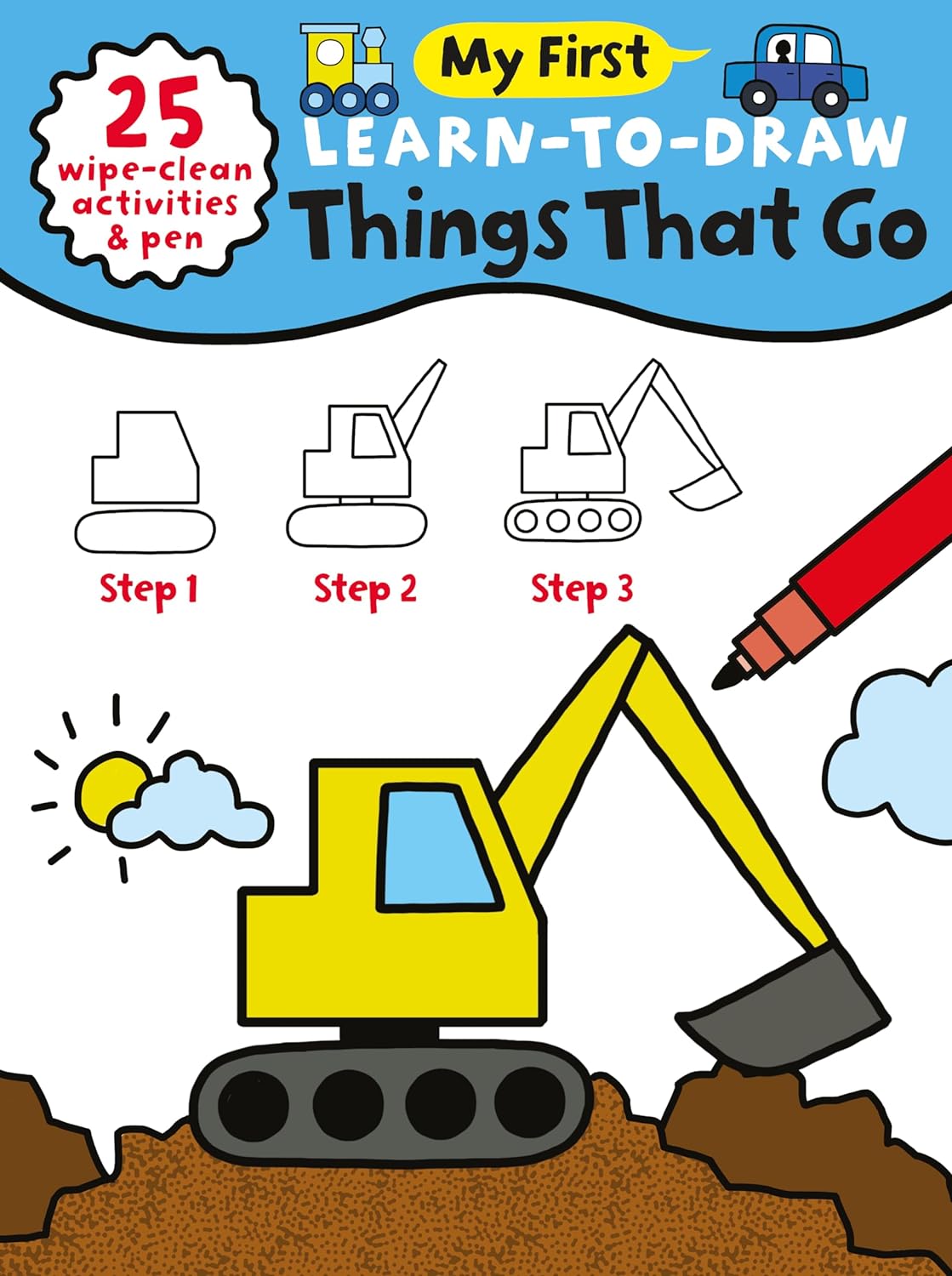 Carte pentru copii, NPP, Children's Learn-To-Draw Activity Book - Things That Go, 4+ ani