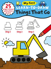 Carte pentru copii, NPP, Children's Learn-To-Draw Activity Book - Things That Go, 4+ ani