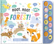 Carte pentru copii, NPP, Hoot Hoot In The Noisy Forest - Children's 12 Button Sound Book, 0+ ani