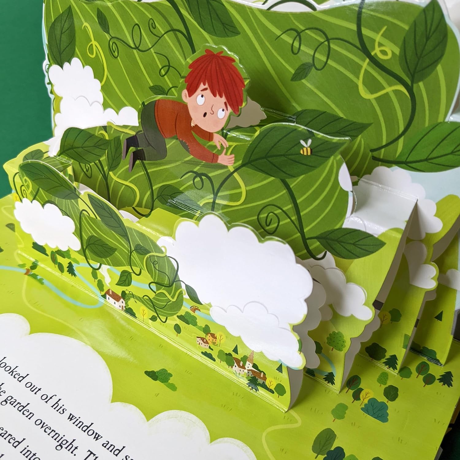 Carte pentru copii, NPP, Jack And The Beanstalk - Children's Fairy Tale Pop-Up Book, 3+ ani