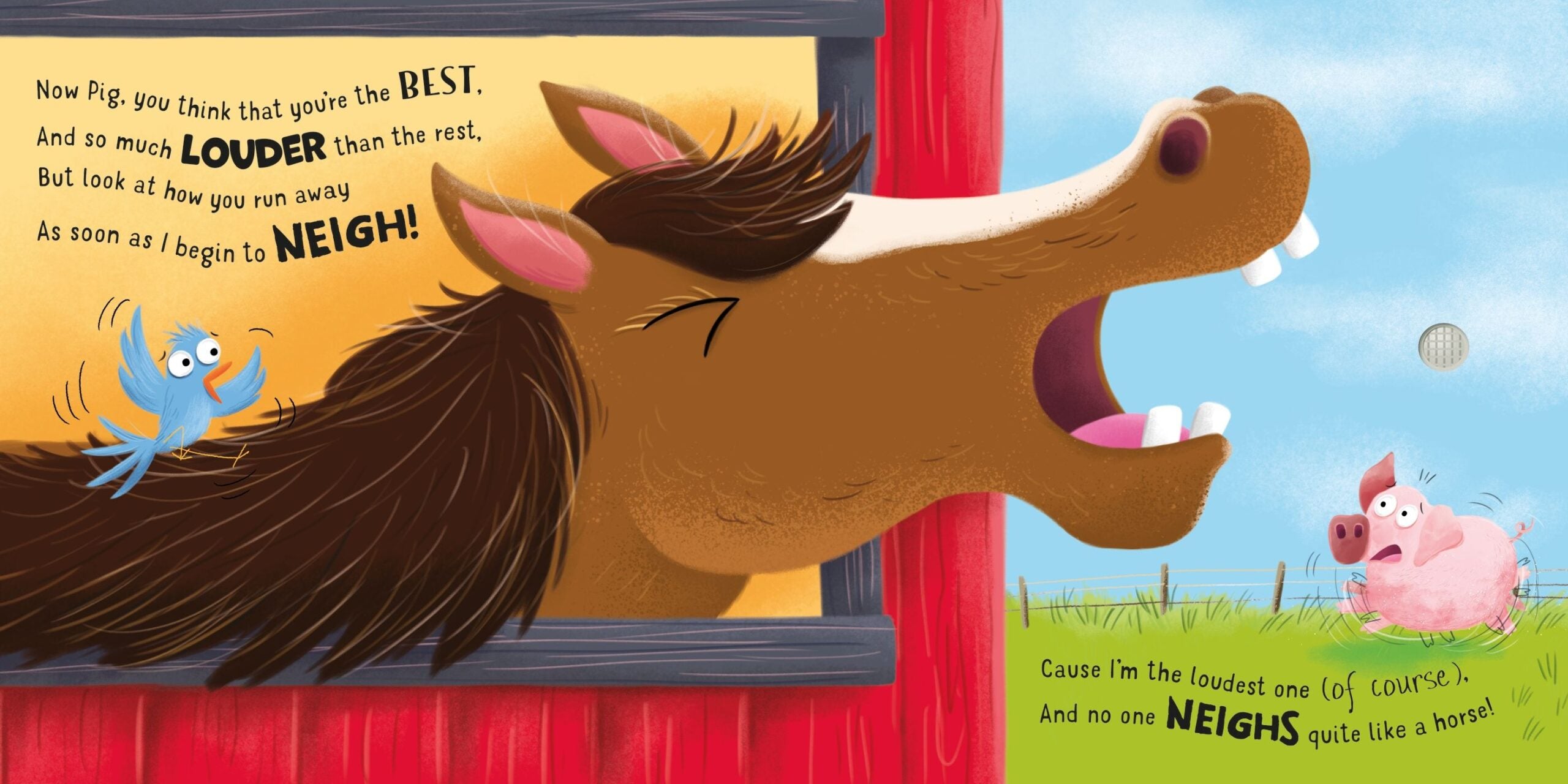 Carte cu sunete - Who's the Loudest on the Farm? Usborne + 12 luni