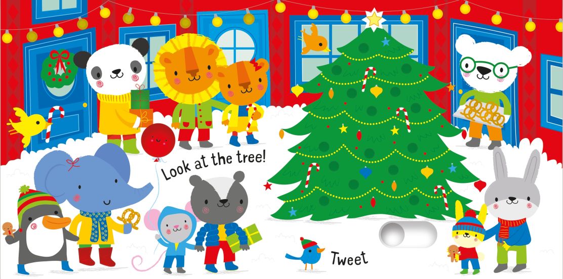 Carte pentru copii, Usborne, Slide and See Christmas, 0+ ani