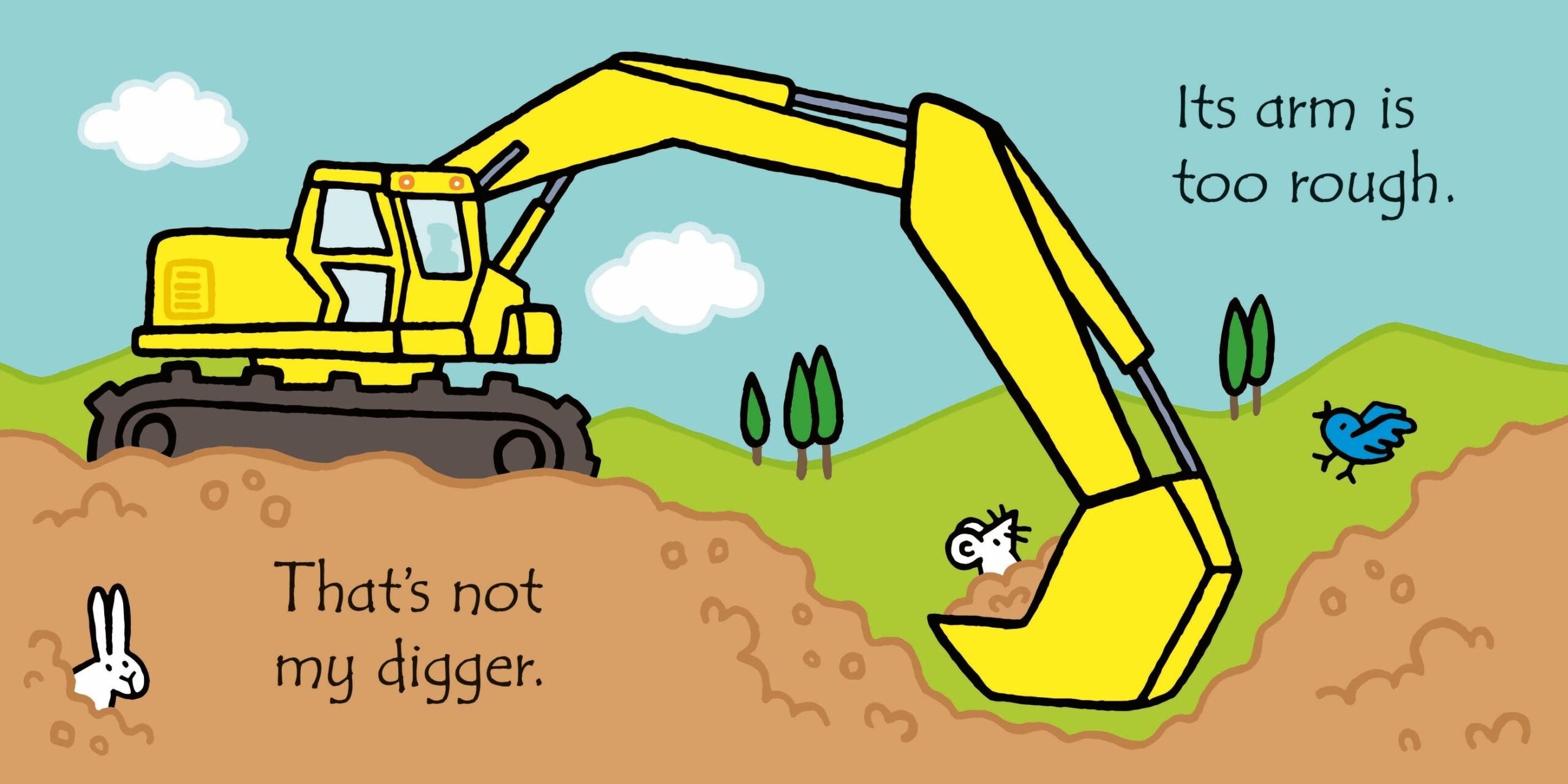 Carte pentru copii, Usborne, That's not my digger..., 3+ luni