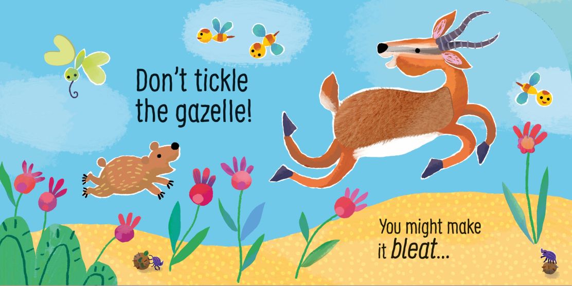 Carte pentru copii, Usborne, Don't Tickle the Rhino!, 1+ ani