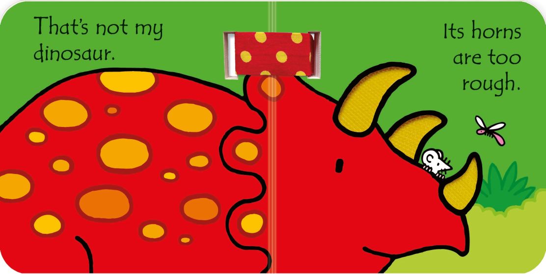 Carte pentru copii, Usborne, That's not my dinosaur... buggy book, 1+ ani
