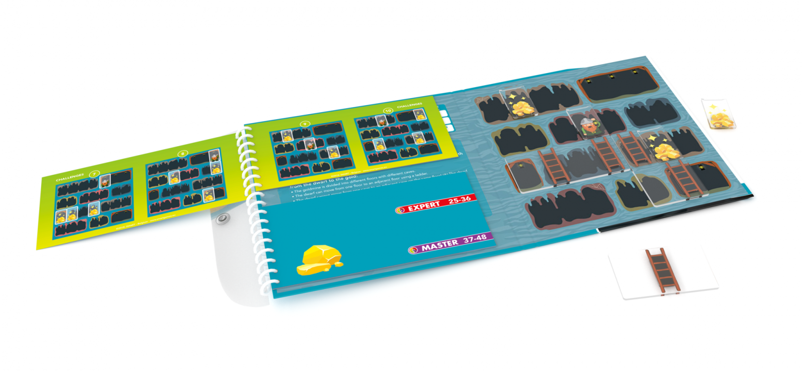 Joc magnetic de voiaj Goldmine, Smart Games