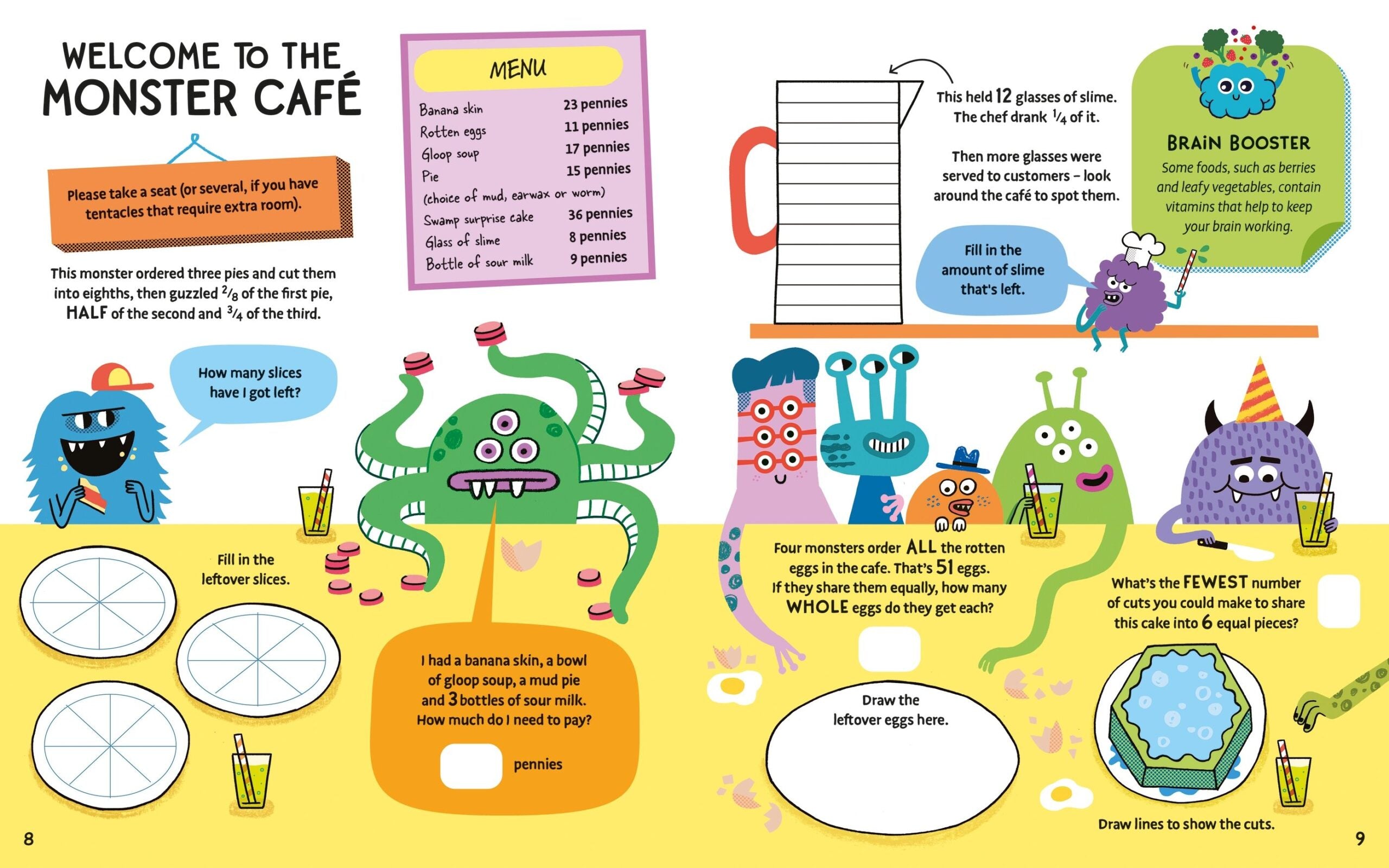 Carte pentru copii, Usborne, Brain Stretchers: Number Puzzles, 7+ ani
