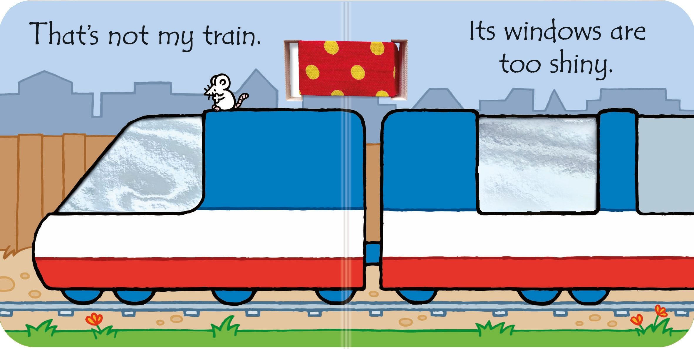 That's not my train... buggy book, Usborne, + 6 luni