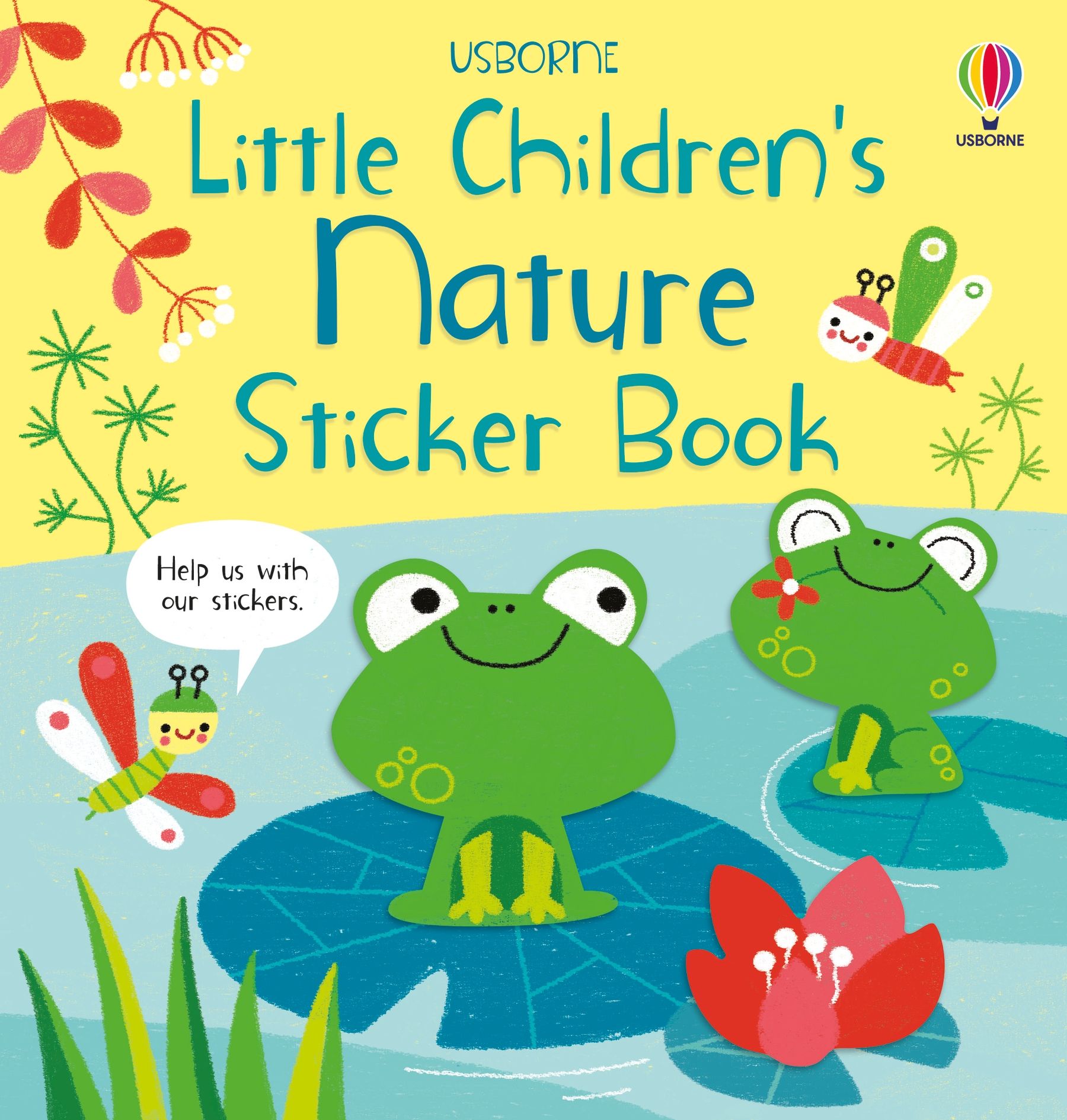 Carte pentru copii, Usborne, Little Children's Nature Sticker Book, 3+ ani
