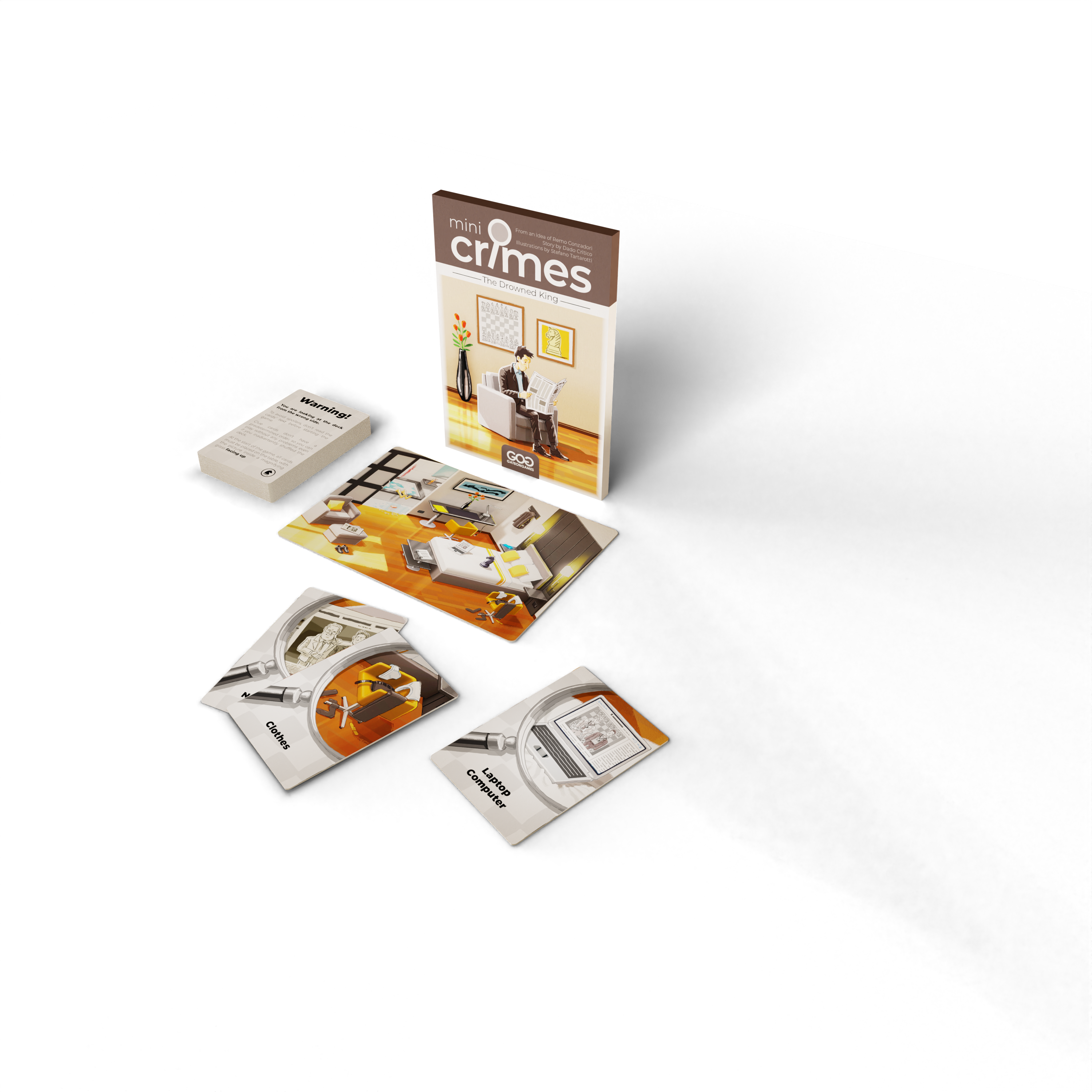 Joc de investigatii, GateOnGames, Mini Crimes S1, The Drowned King, 8+ ani