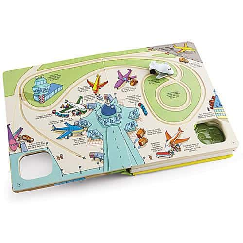 Carte cu jucarie, cu mijloace de transport – Wind-up plane