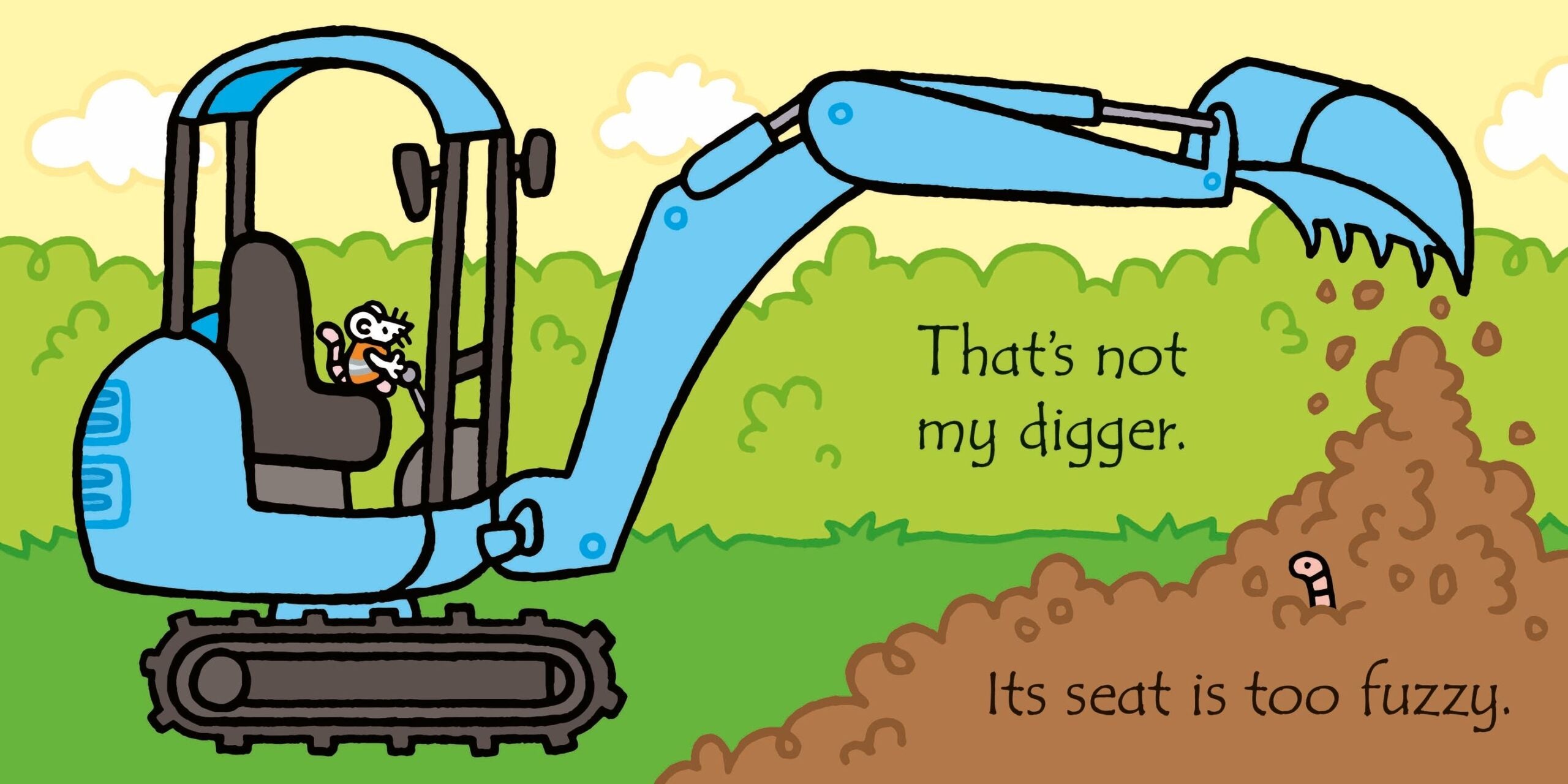 Carte pentru copii, Usborne, That's not my digger..., 3+ luni