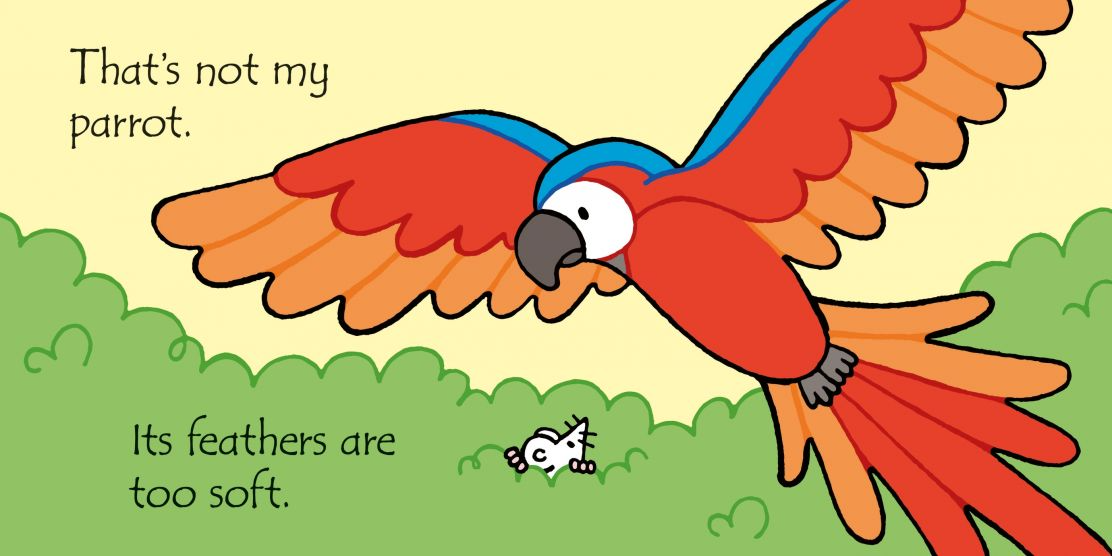 Carte pentru copii, Usborne, That's not my parrot..., 3+ luni