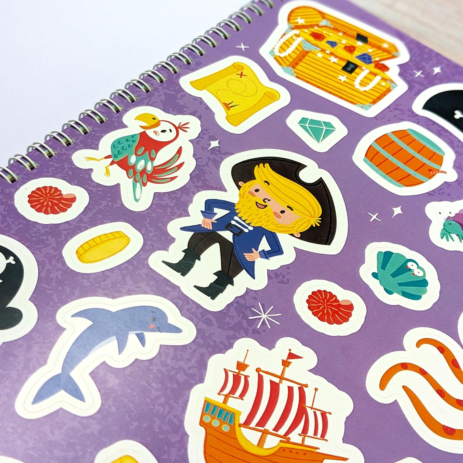 Carte pentru copii, NPP, Gem Art Activity Book: Pesky Pirates, 3+ ani