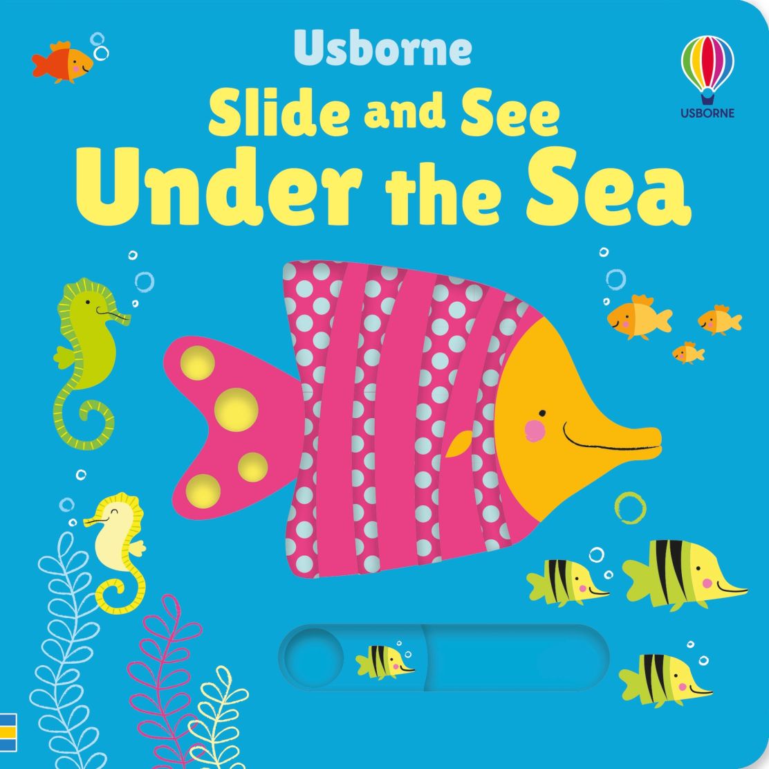Carte pentru copii, Usborne, Slide and See Under the Sea, 0.5+ ani