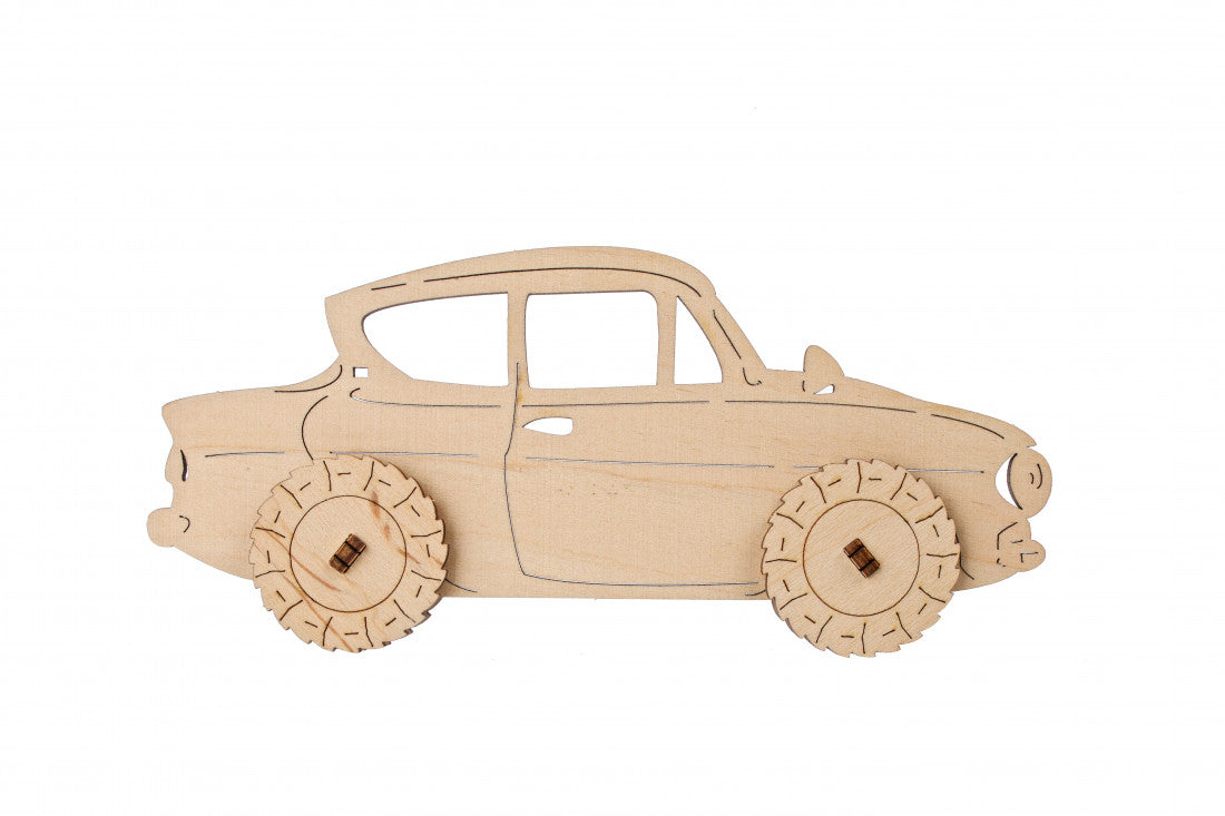Model de colorat din lemn Ford Anglia