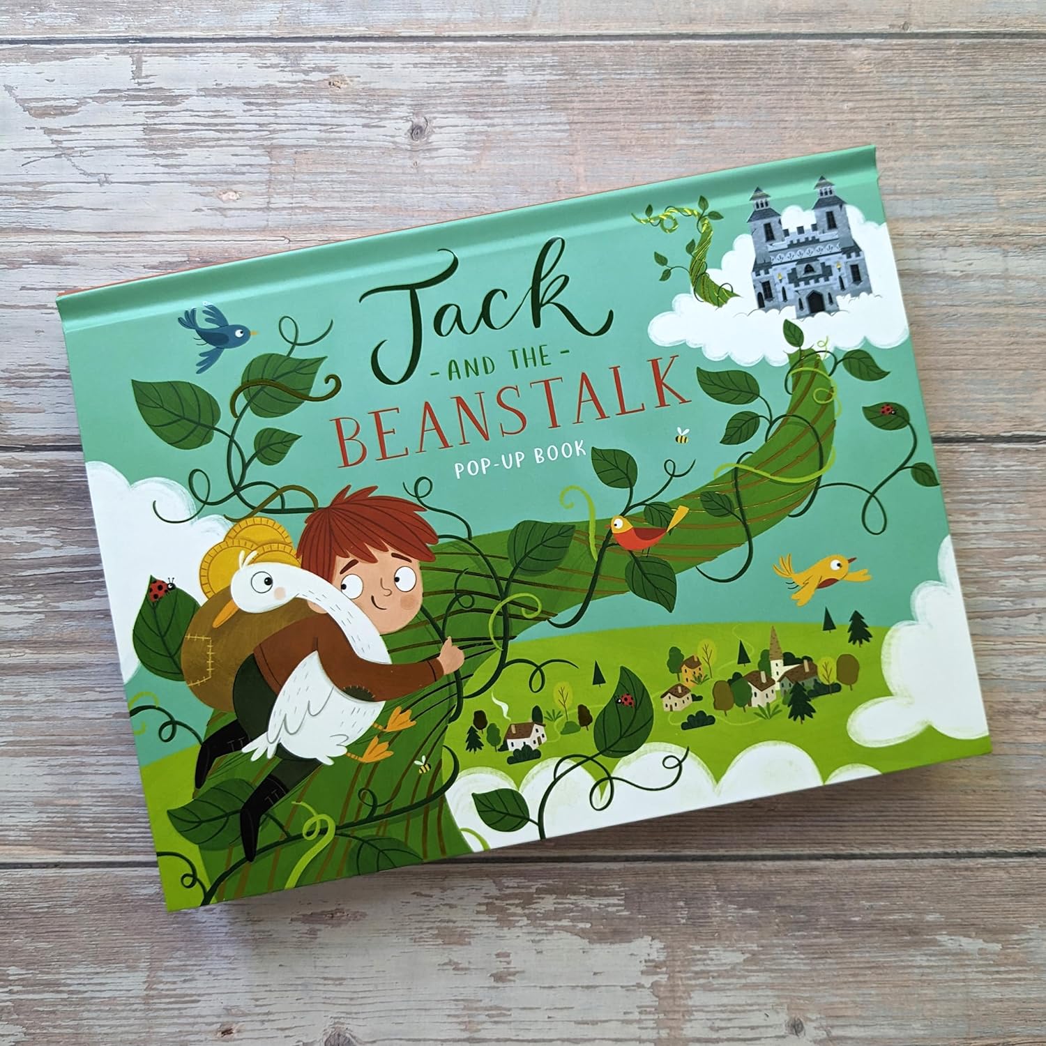 Carte pentru copii, NPP, Jack And The Beanstalk - Children's Fairy Tale Pop-Up Book, 3+ ani