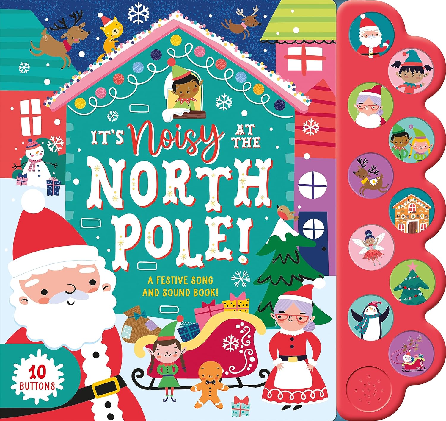 KIDSBOOKS SEARCH & FIND 10 BUTTON SOUND BOOK - CHRISTMAS
