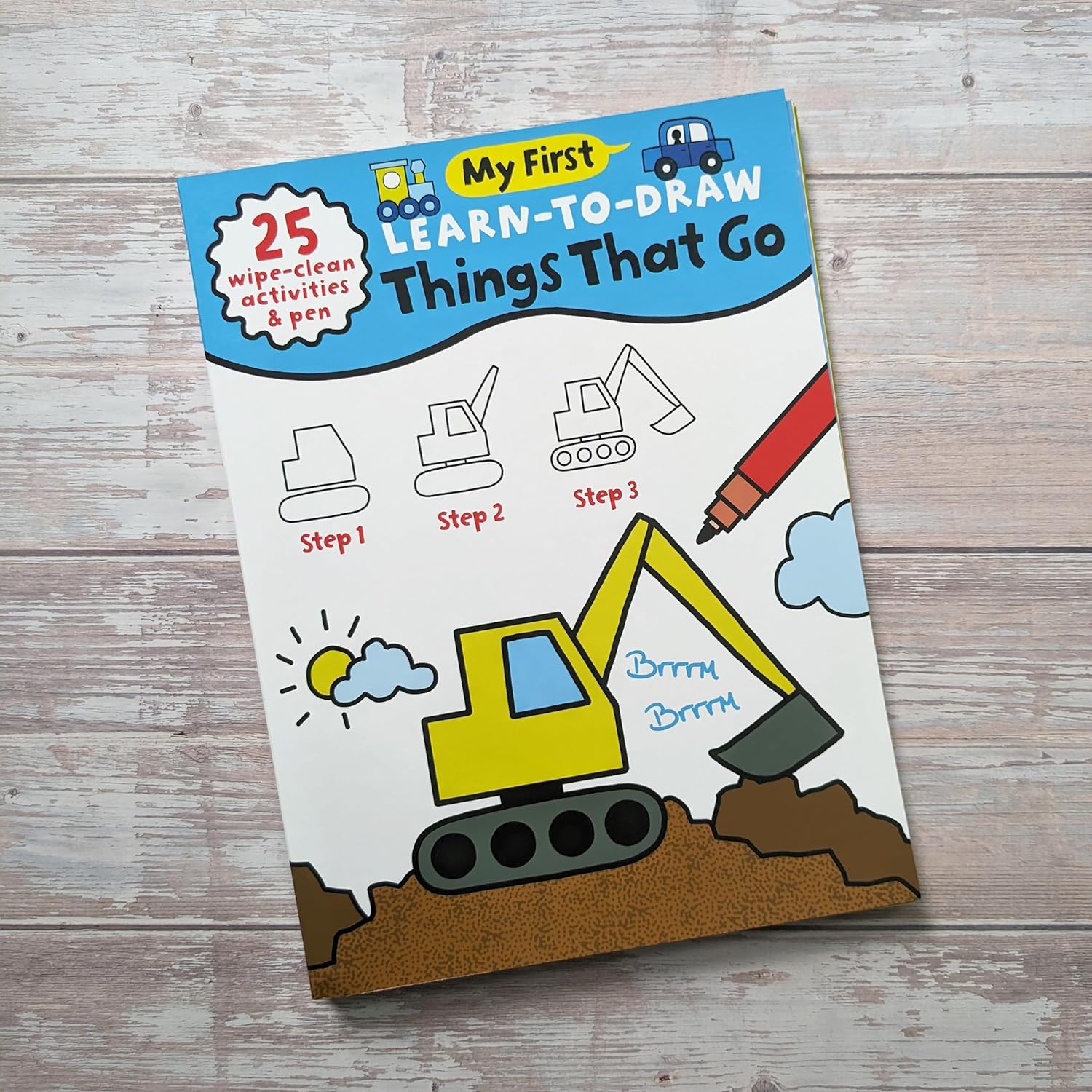 Carte pentru copii, NPP, Children's Learn-To-Draw Activity Book - Things That Go, 4+ ani