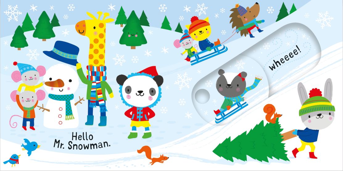 Carte pentru copii, Usborne, Slide and See Christmas, 0+ ani