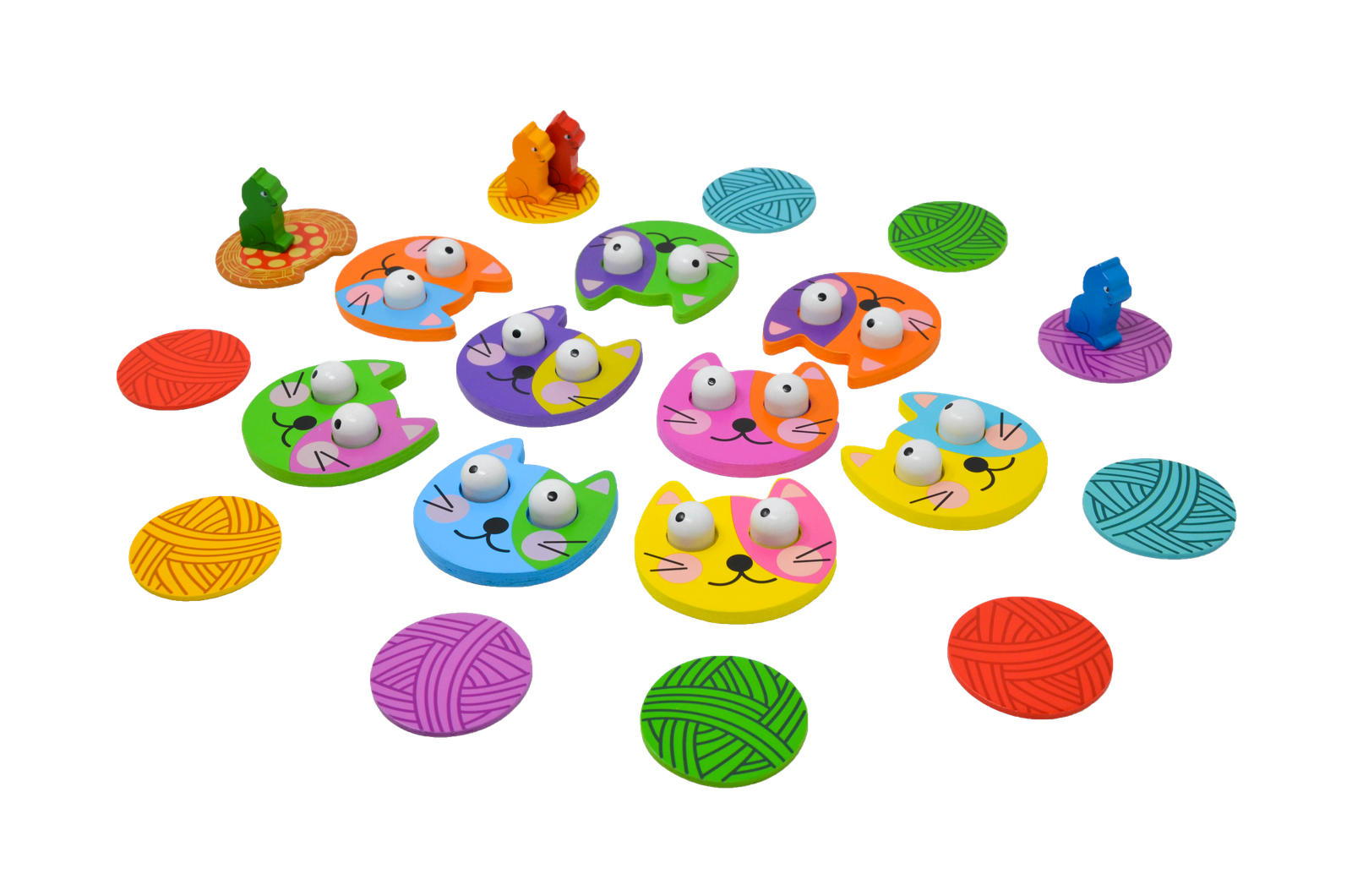 Joc de memorie KITTY BITTY - PISICUTELE JUCAUSE, Blue Orange, +4 ani