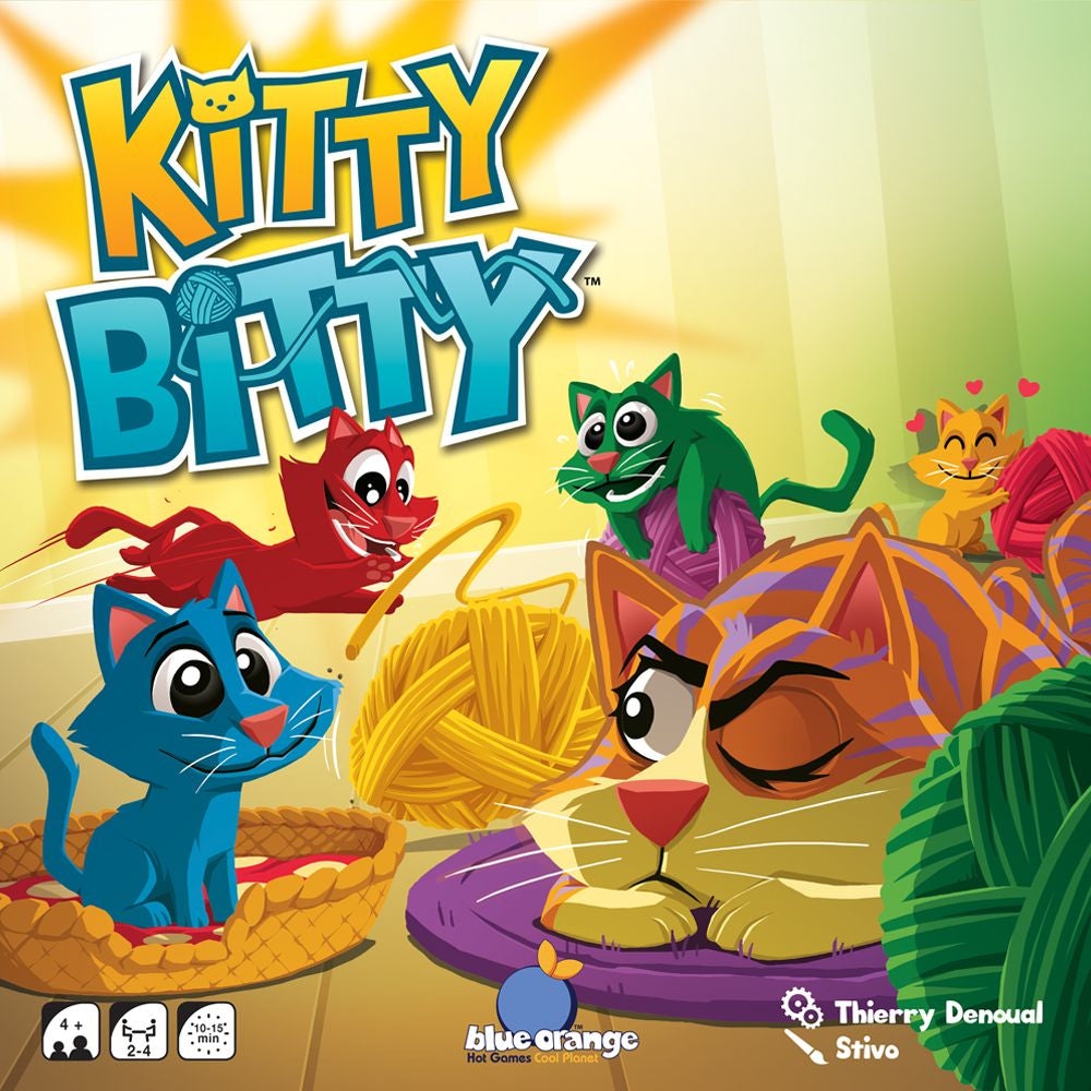 Joc de memorie KITTY BITTY - PISICUTELE JUCAUSE, Blue Orange, +4 ani