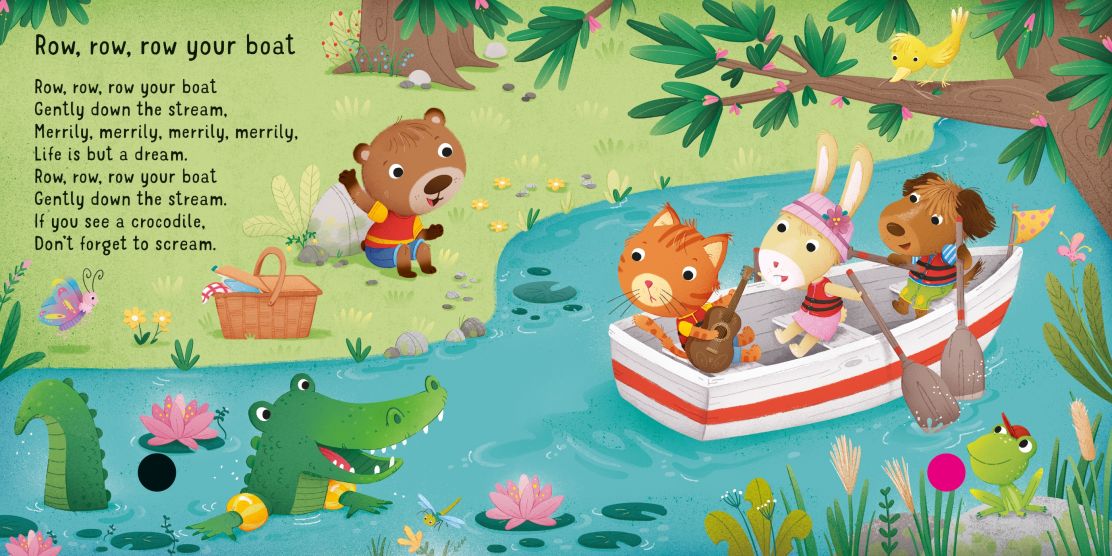 Resigilat - Carte pentru copii, Usborne, Sing-along Nursery Rhymes, 0+ ani