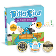 Carte pentru copii, Ditty Bird, Nursery Rhymes, 6+ luni