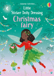 Carte pentru copii, Usborne, Little Sticker Dolly Dressing Christmas fairy, 4+ ani