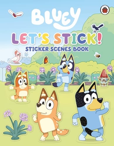 Carte pentru copii - Bluey: Let's Stick! : Sticker Scenes Book