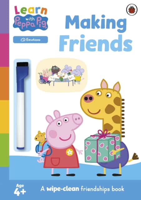 Carte pentru copii - Learn with Peppa: Making Friends : Wipe-Clean Activity Book
